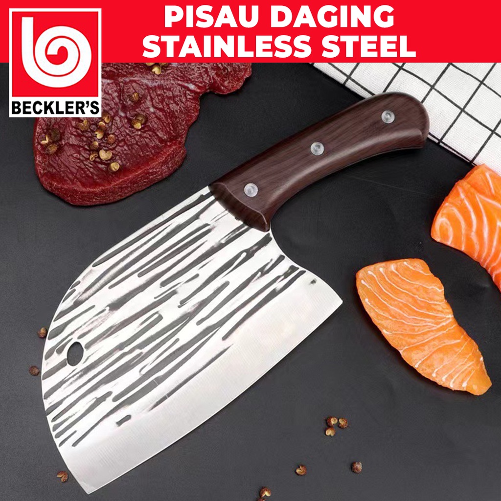 Pisau Daging Pisau Koki Proffesional / Daging Super Tajam Jepang Tidak Berkarat / Super Knife Stainless Steel