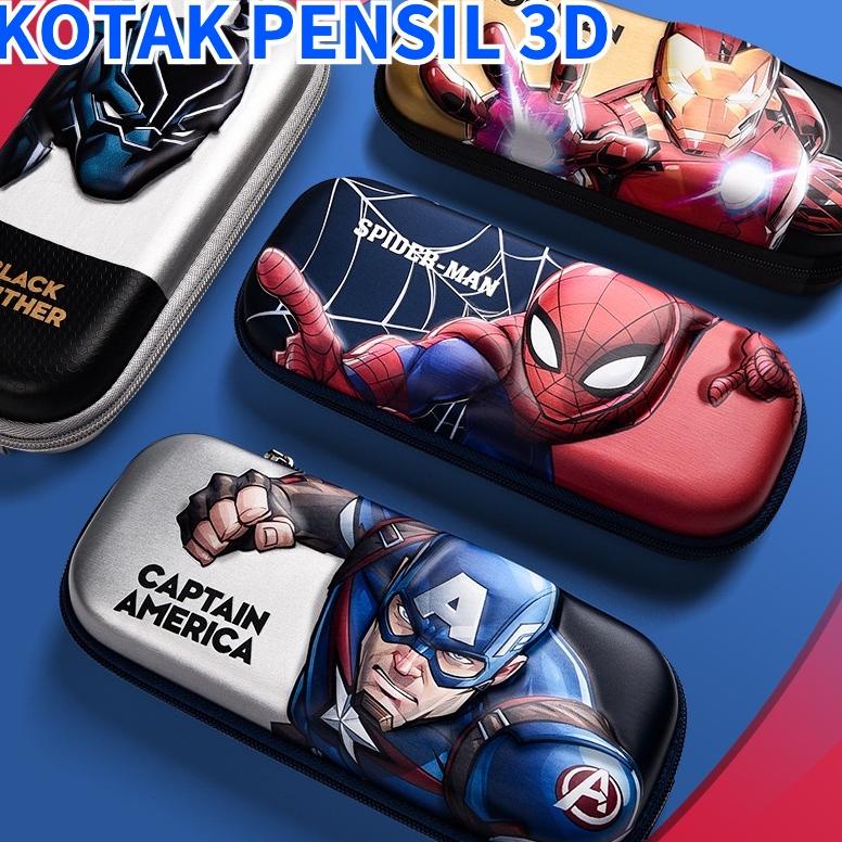 

COD Tempat Pensil 3D Timbul Anak Karakter Motif Lucu Bahan EVA Waterproof / Kotak Pensil Anak Sekolah Silikon Alat Tulis 53