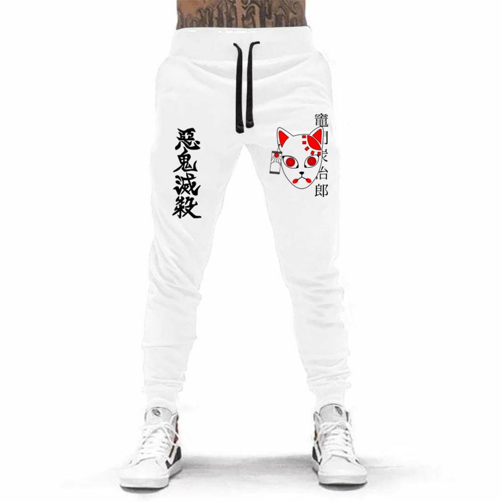 CELANA PANJANG JOGGER MODEL KIMETSU NO YAIBA ANIME DEMON SLAYER BAHAN FLEECE TEBAL / NYAMAN DIPAKAI KUALITAS BAGUS