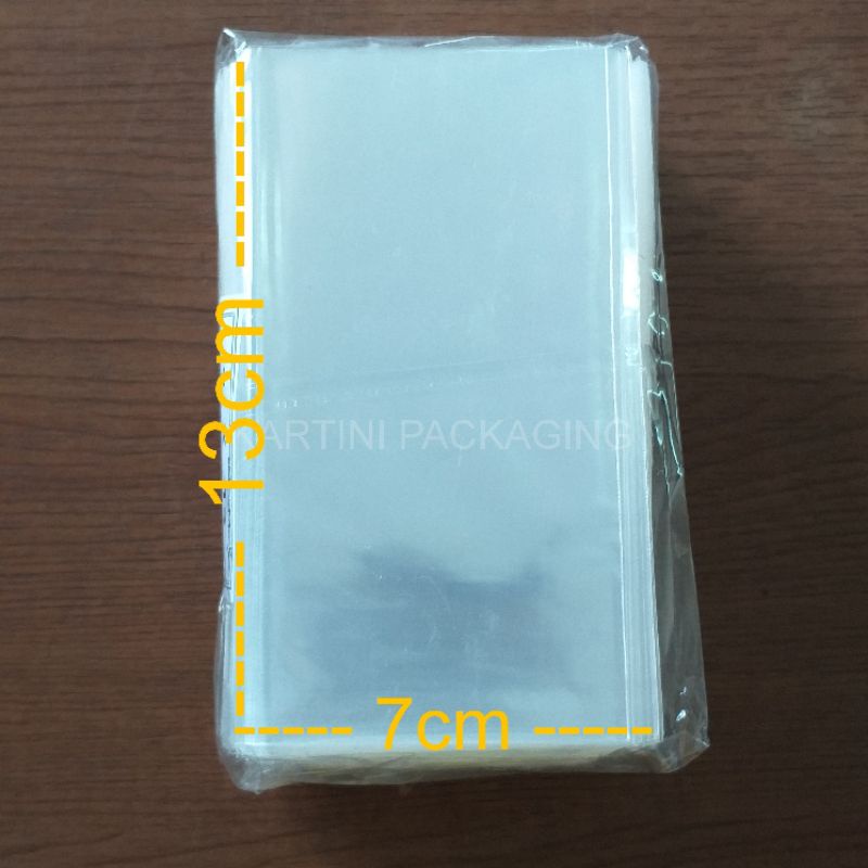 Plastik OPP Tanpa Lem 7x13