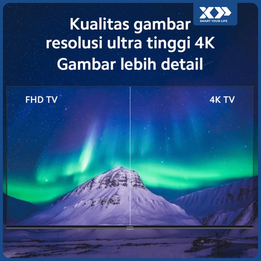 Mi TV A2 55 Inch 4K UHD Smart Android TV™ - Garansi Resmi