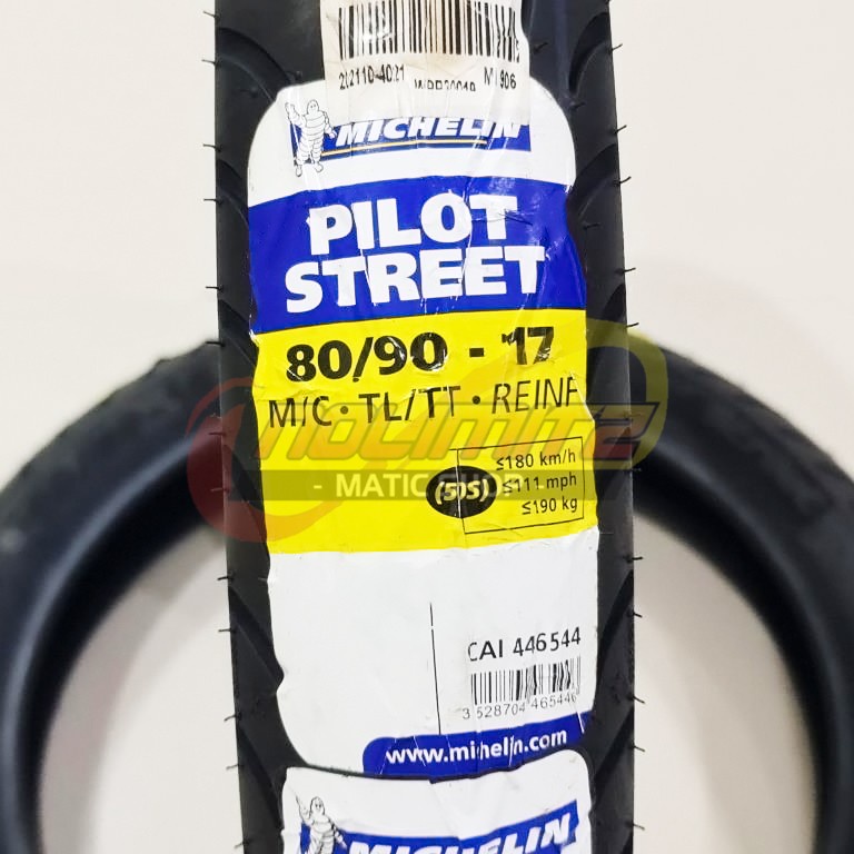 Ban Motor Michelin Pilot Street 2 90/80 - 17 Tubeless