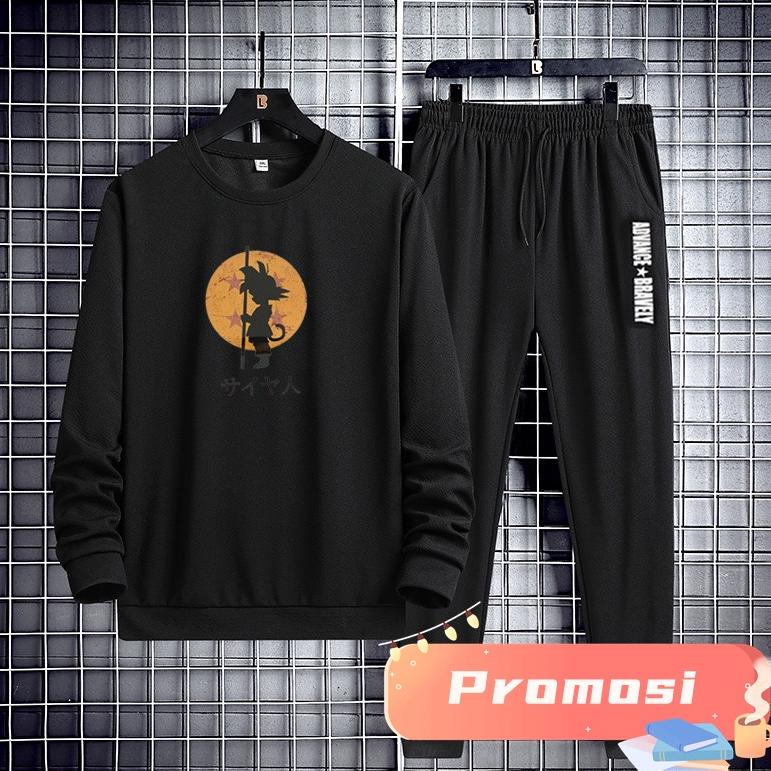 MURAH BANGET Sweater Pria SET /jaket pria / Hoodie Pria Olahraga rekreasi Samurai Sweater Fleece / C