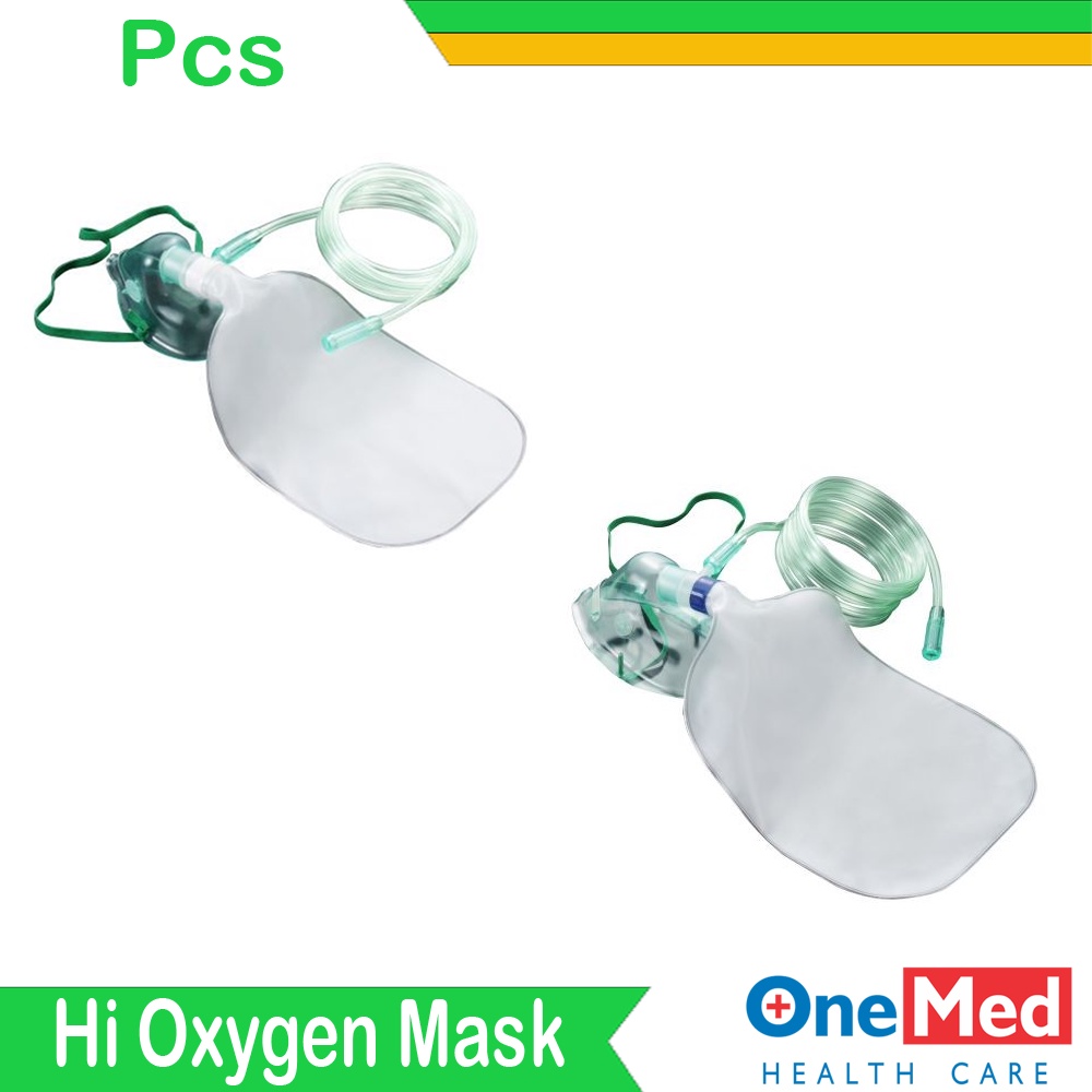 Alkes Pasar Pramuka Hi Oxygen Mask Anak & Dewasa Onemed