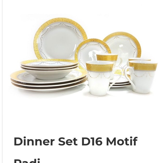 VICENZA DINNER SET VICENZA D16 #ORIGINAL