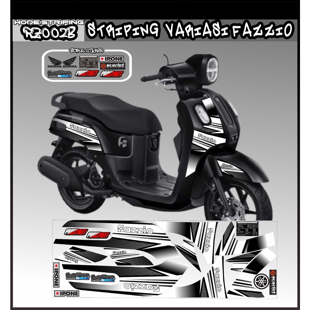 decal stiker yamaha fazio/stiker variasi yamaha fazio/striping yamaha fazio