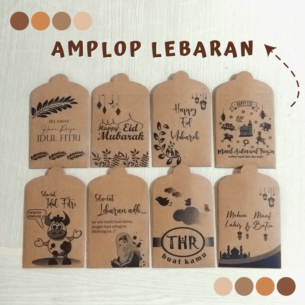 

Amplop Lebaran Hari Raya Idul Fitri THR Mini Aesthetic