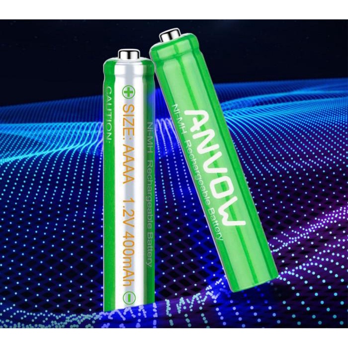 Battery Baterai Batere AAAA Rechargeable 400 mAh E96 Type NI-MH
