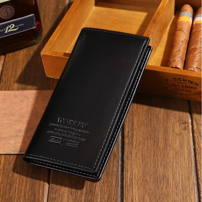 Dompet Pria Panjang Panjang Long Leather Pria Wanita Dks 03 Black J6S6 Dompet Distro vintage elegant