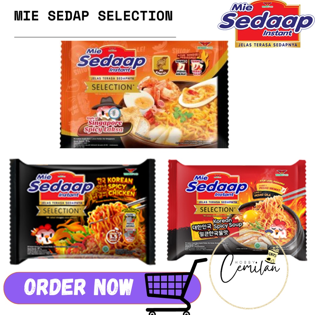 

MIE SEDA SELECTION (BUNDLING 5PCS)