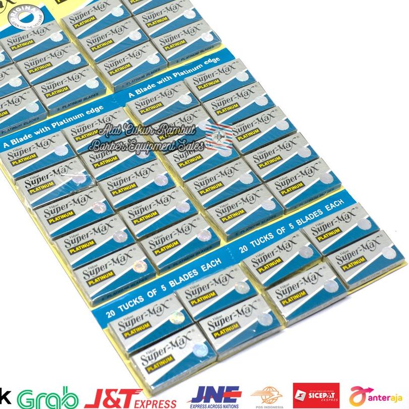 ☃ Silet Supermax Silet Super Max Platinum Silet  Silet Pangkas Rambut ✻