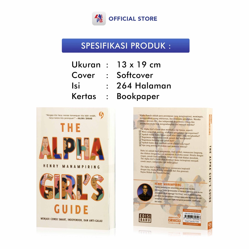 Buku Motivasi Self Improvement / The Alpha Girls Guide - Henry Manampiring