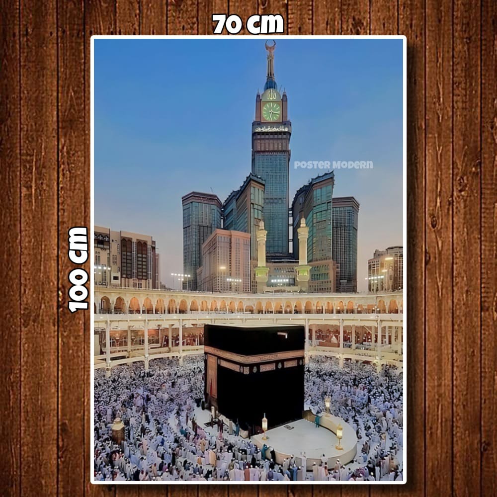 HIASAN DINDING KABAH MEKAH CODE02 VERTIKAL XTRA JUMBO 50X100CM 70X100CM 100X150CM 100X200CM / KABAH 