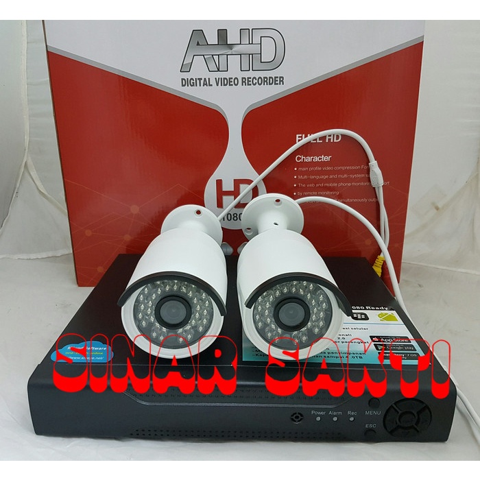 Promo Paket Cctv 3Mp 2 Camera ( Komplit Tggl Pasang )