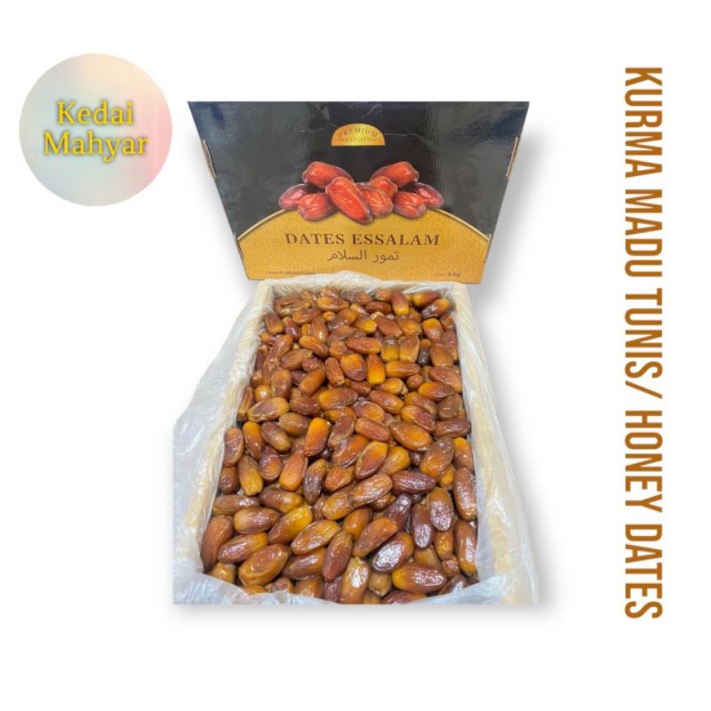 

Kurma Madu Tunis Essalam /Honey Date Essalam Repack 500g