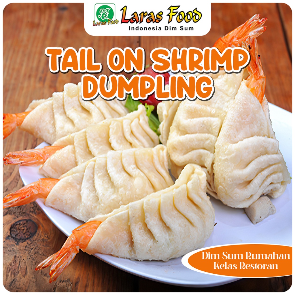 

LARASFOOD - TAIL ON SHRIMP DUMPLING (Frozen Food) 250gr