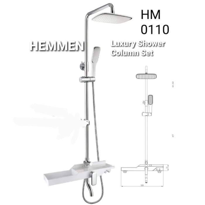 Hemmen Shower Column Miker / Shower Tiang HM110 Luxury