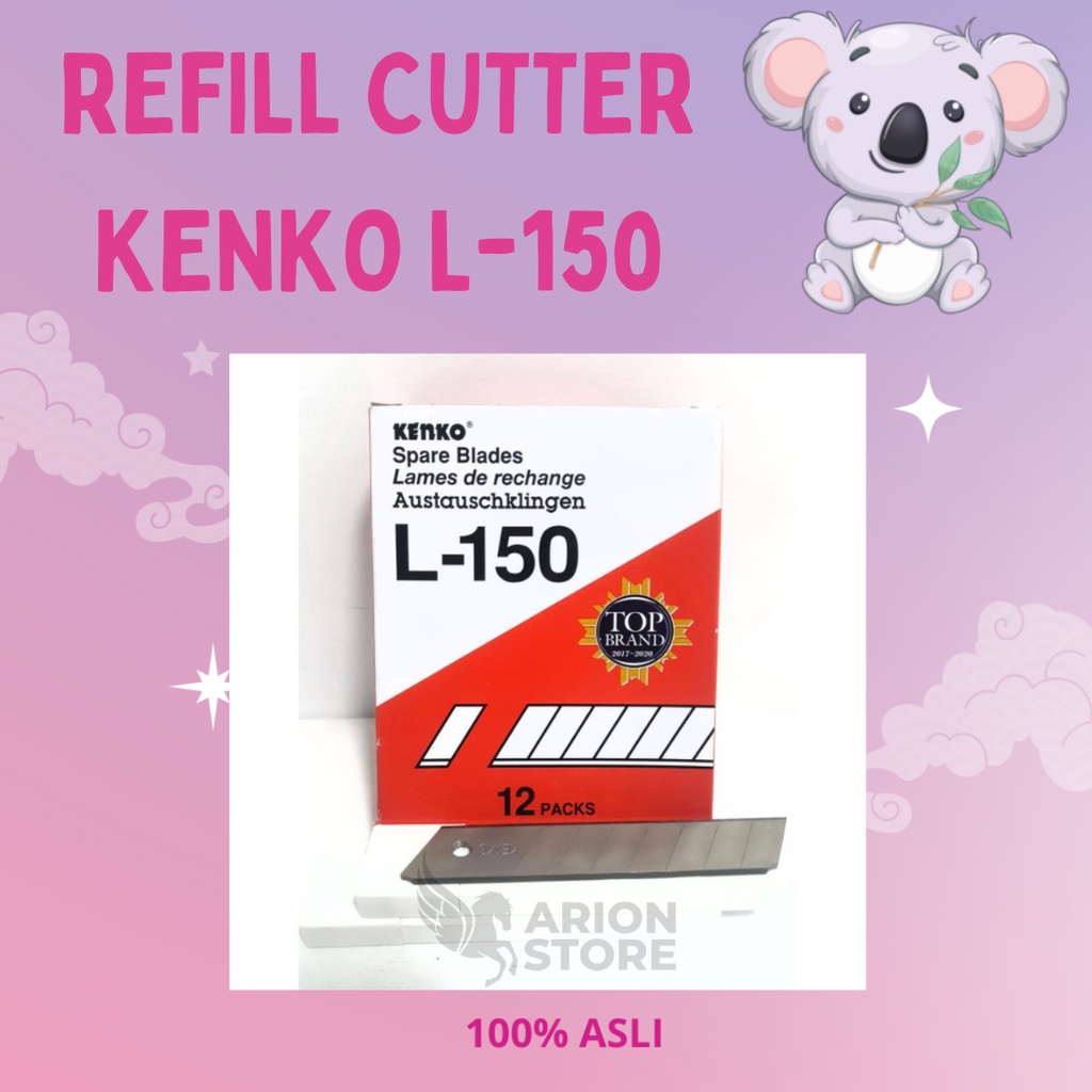 

[ARION STORE] Refill Cutter Besar L-150 Kenko / Isi Cutter L-150 Besar [TUBE]