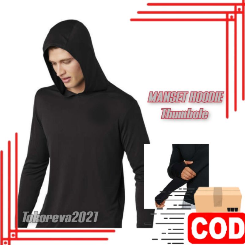 Baju Manset Baselayer Hoodie Kaos Mancing Kaos Olahraga Pria Wanita
