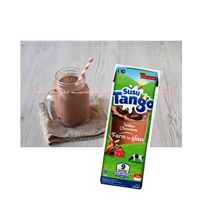 Susu Tango 200ml Cokelat Susu UHT Stroberi Italian Chocolate Dreamy Strawberry Farm To Glass Tanggo Milk Drink Coklat Susu Cair Siap Minum