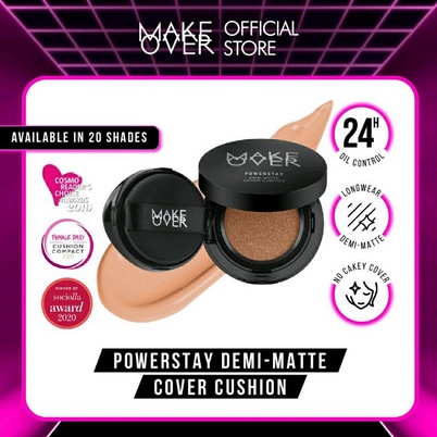 AURORA - MAKE OVER Powerstay Demi Matte Cover Cushion