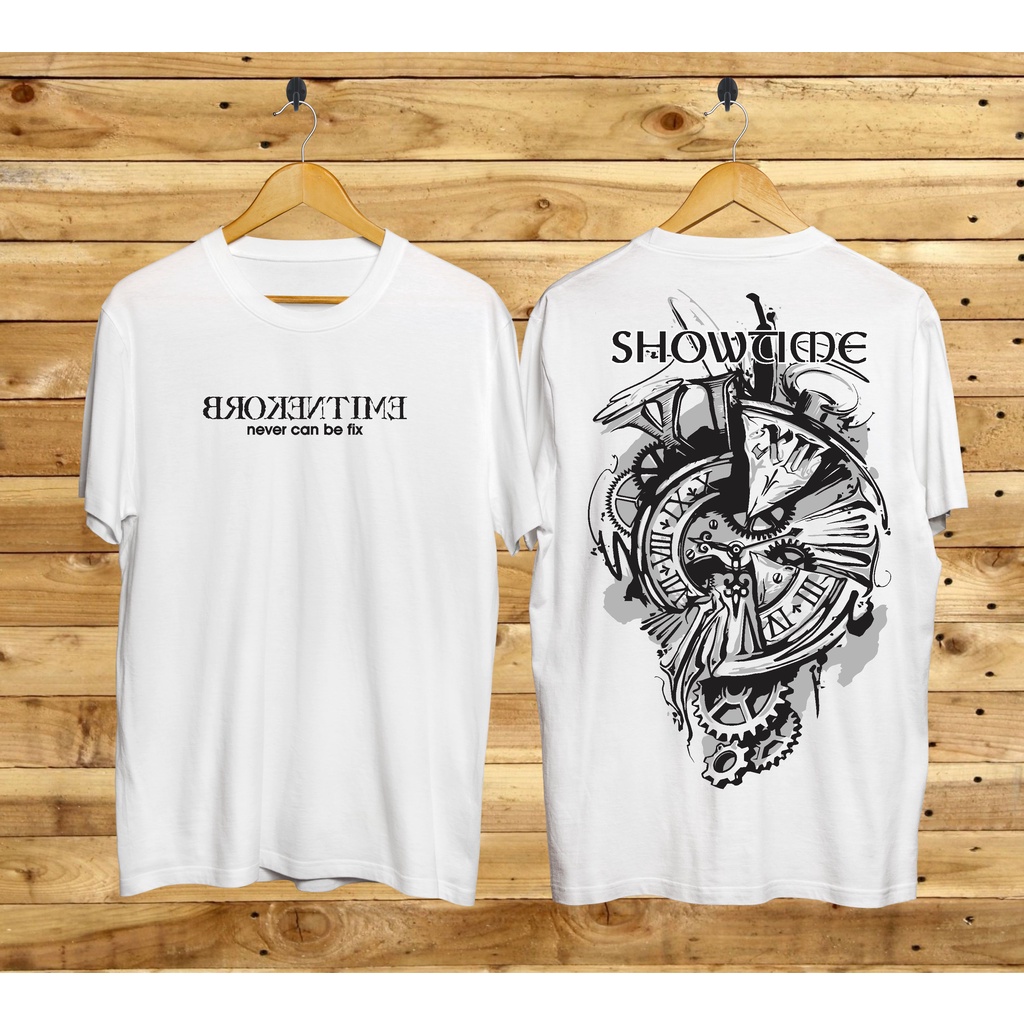 Kaos murah Kaos distro murah baju  distro pria t-shirt murah combed30s SO BROKEN TIME