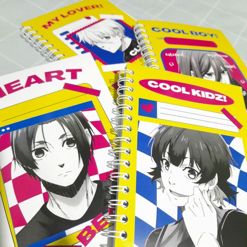 

[Ukuran A6] Notebook Anime RANDOM/PILIH VARIASI Karakter Blue Lock isi 50 Lembar Kertas BERGARIS By All Around Club