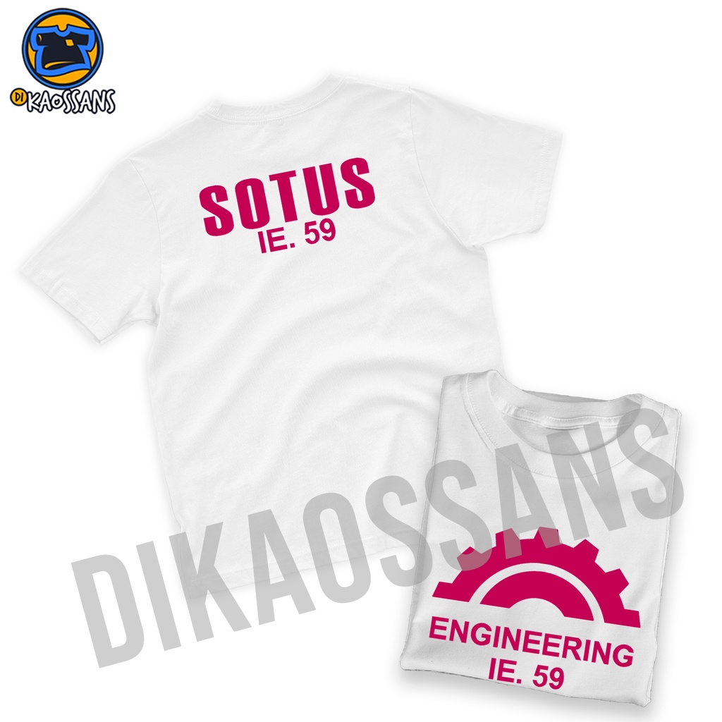 Kaos THAILAND SOTUS ENGINEERING NEW Tshirt baju distro cotton combed 30s Atasan RAIKANTOPENI DRAMA S