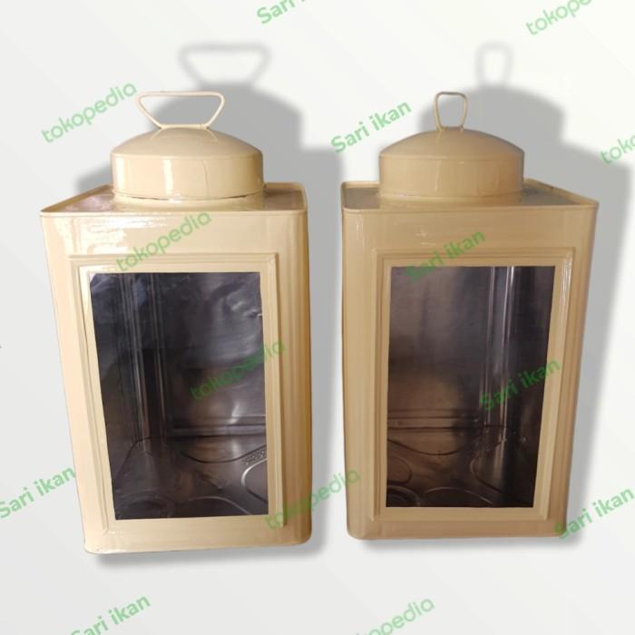 Toples kerupuk putih(kaleng kerupuk jadul)