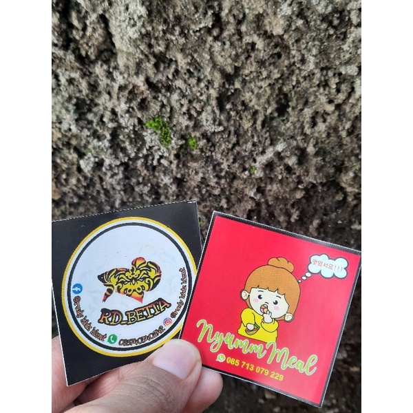 

stiker logo, label stiker
