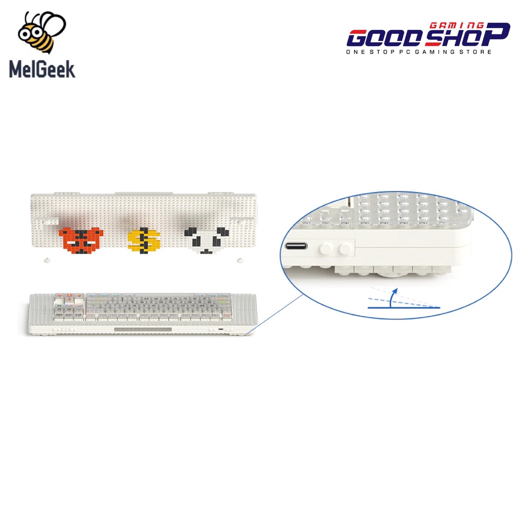 MEELGEEK Pixel World Canvas Keyboard