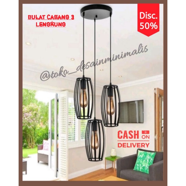 kap lampu hias gantung minimalis / lampu gantung / lampu hias termurah