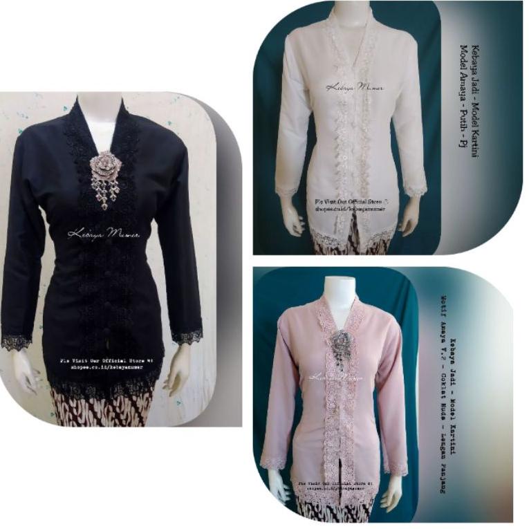 CHEKOUT Kebaya Encim Putih. Kebaya putih. Kebaya Encim Hitam. Kebaya Hitam . Kebaya Bordir. Kebaya N