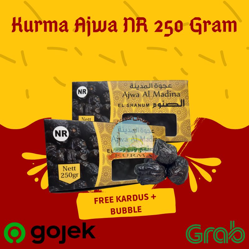 

[ COD ] Kurma Ajwa Nabi NR 250 Gram / Kurma Nabi Asli Madinah / AJWA NR / Oleh Oleh Haji dan Umroh