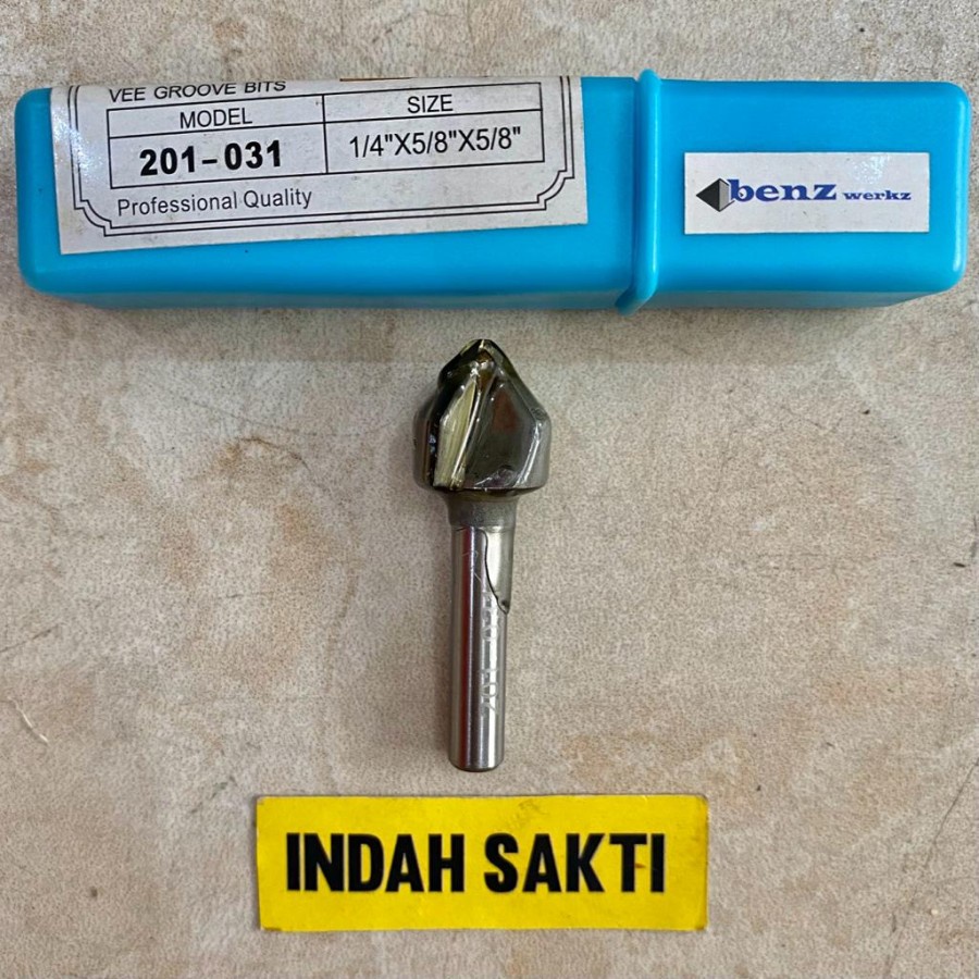 Mata Profil Kayu ACP Router Vee Groove Bits 201-031 Benz