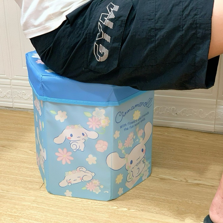 Box Kursi / Box lipat / Stool Snoopy Kuromi Cinnamoroll