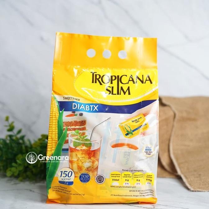 

Tropicana Slim Sweetener DIABTX 150pc / Gula Tropicana ghe01