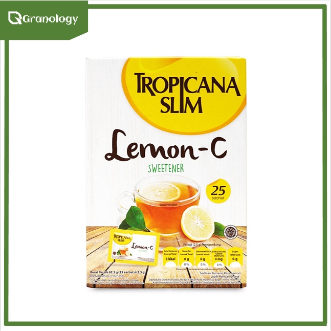 Tropicana Slim Sweetener Lemon C 25 Sachet