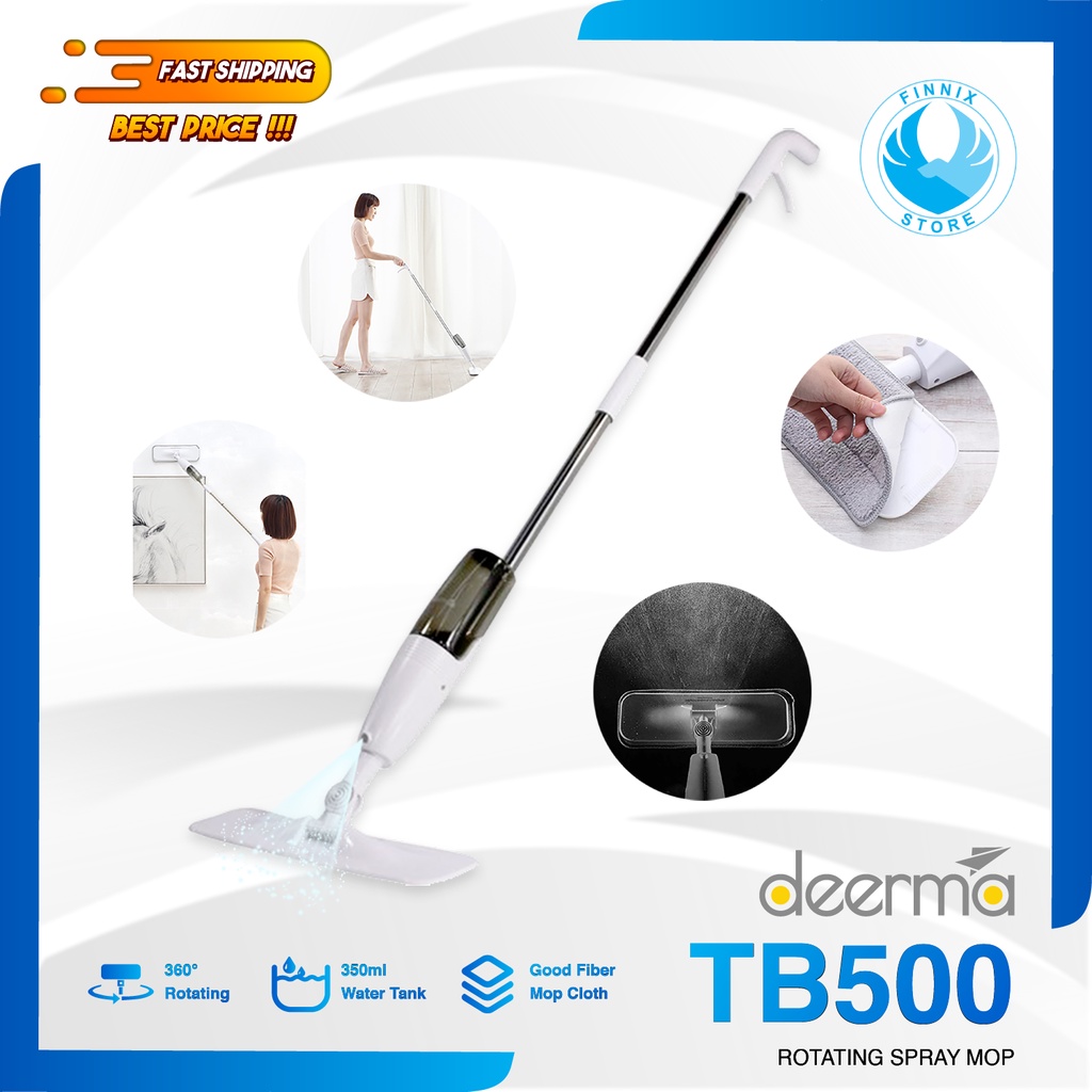 Deerma TB500 / TB800 Water Spray Household Mop - Alat Pel Lantai Semprot