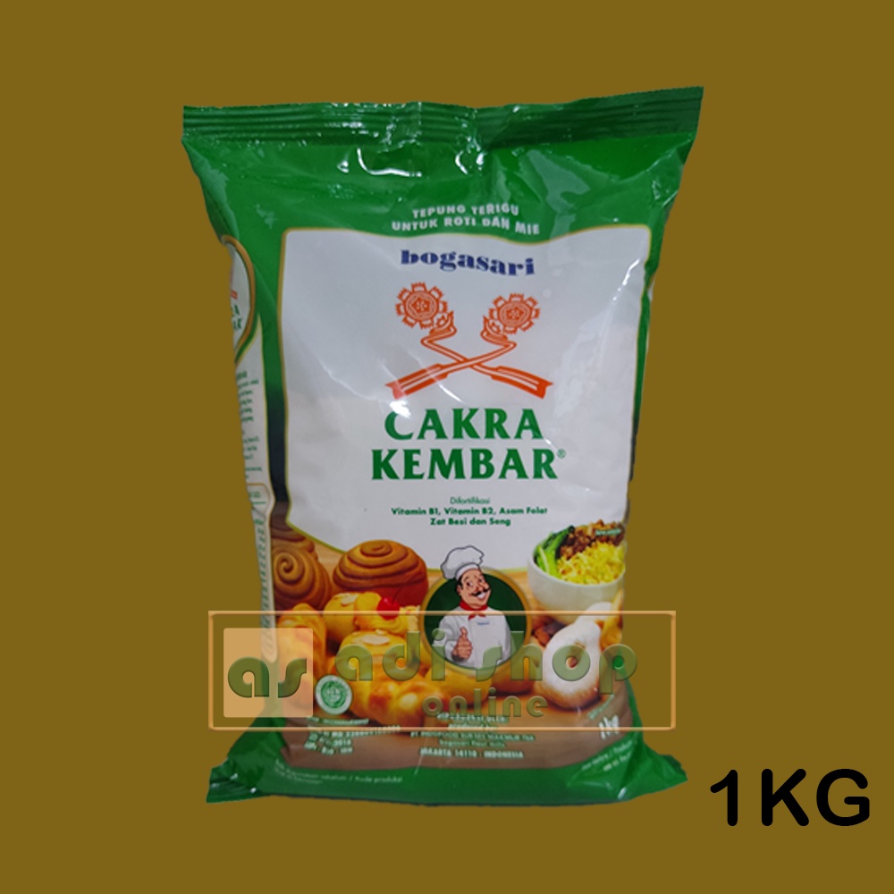 

CAKRA KEMBAR | Tepung Terigu Untuk Kue Kering, Cake Dan Biskuit | 1KG