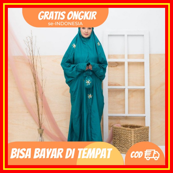 Mukena Lajuran Mukena Santri Mukena Terusan Mukena Putih Mukena Katun Adem Mukena Bordir Elegan Bord