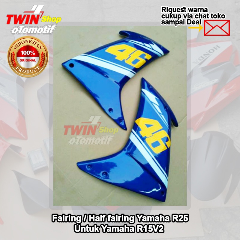 FAIRING R15V2 MODEL FAIRING R25 / SAYAP R15V2 MODEL FAIRING YAMAHA R25