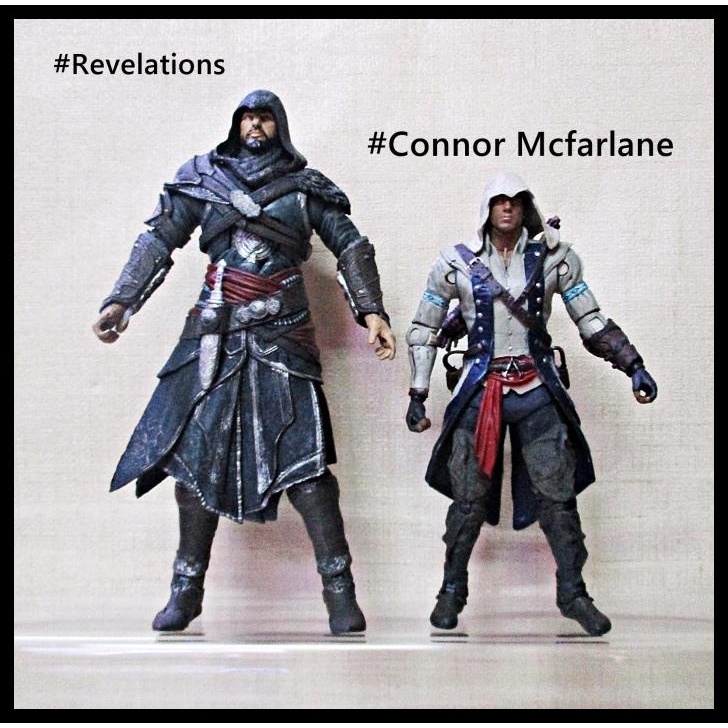 Action Figure Neca Assassins Creed Revelations & Connor Mcfarlane Lose