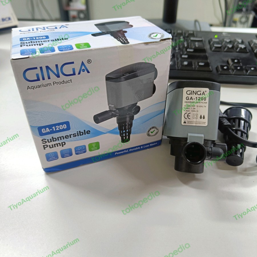 GINGA GA 1200 - Power Head/ Filter Celup Aquarium GA1200