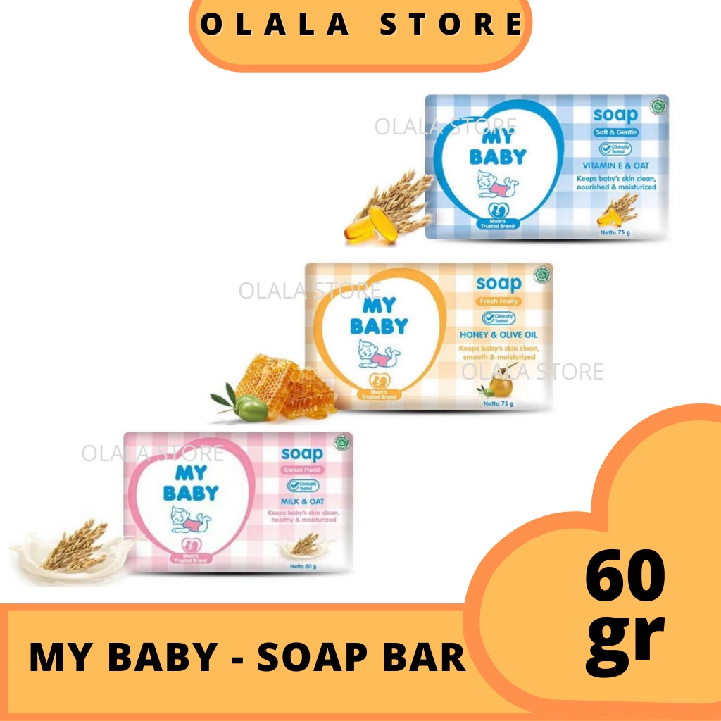 MY BABY - SOAP BAR 60 gr / SABUN BATANGAN BAYI