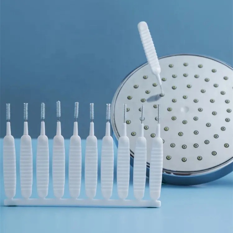 Sikat Mini 10 Pcs Pembersih Shower Head Dot Konektor Sikat Pembersih Kotoran Lubang HP Kepala Shower Multifungsi  TERMURAH TERLARIS