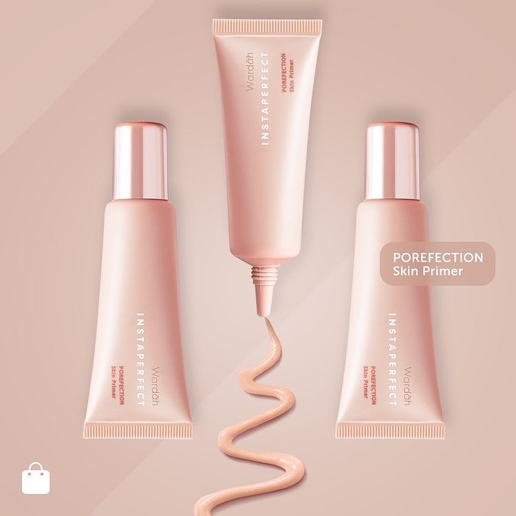 INSTAPERFECT Blur Mattifying Primer , 20 ML - Menyamarkan Pori-Pori, Terasa Halus &amp; Lembut - Wardah - base make up