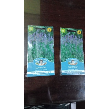 Asli pack Benih Lavender import Mr. Fothergirll's