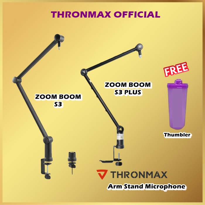 Thronmax Zoom Boom S3 + / S 3 / S3+ PLUS Arm Stand Microphone Stand Mic