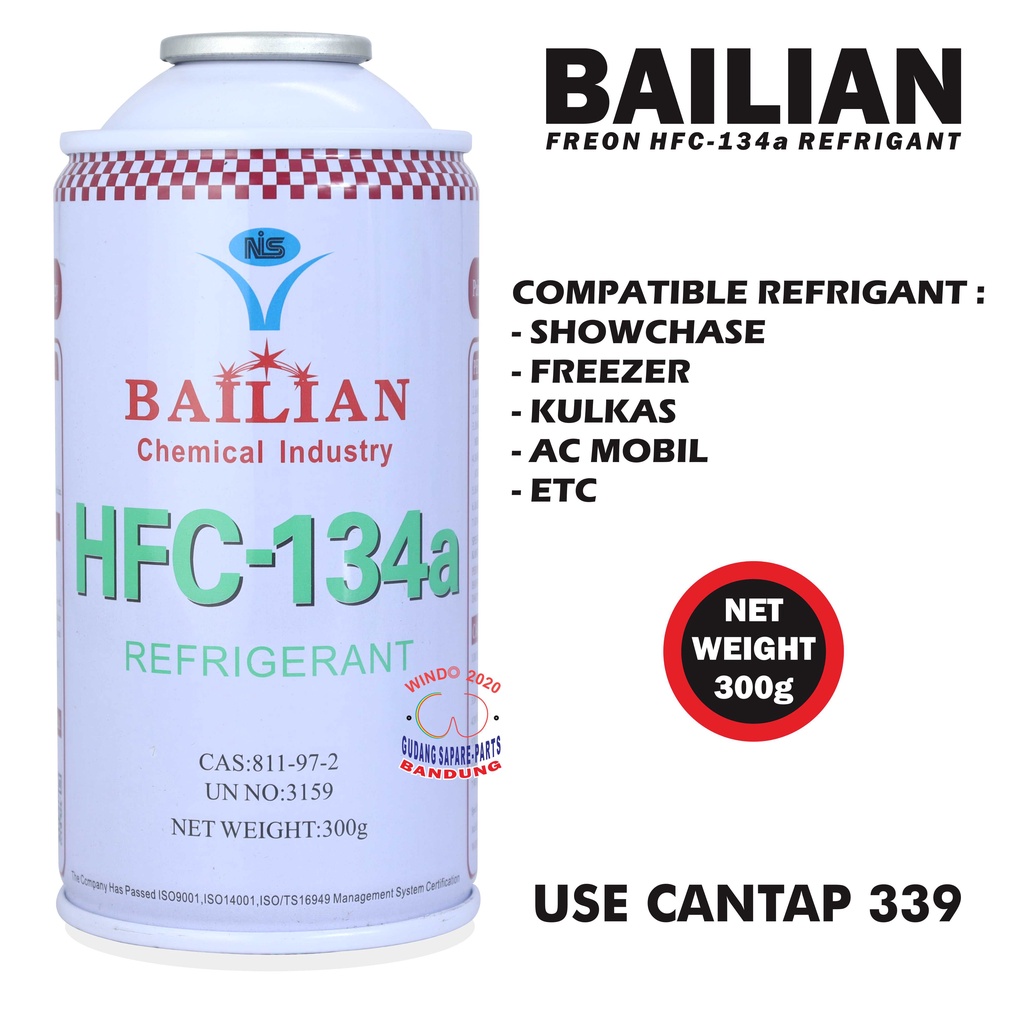 Refrigerant HFC-134A | Klea HFC 134 A | Perlengkapan AC MOBIL- RUMAH - KULKAS